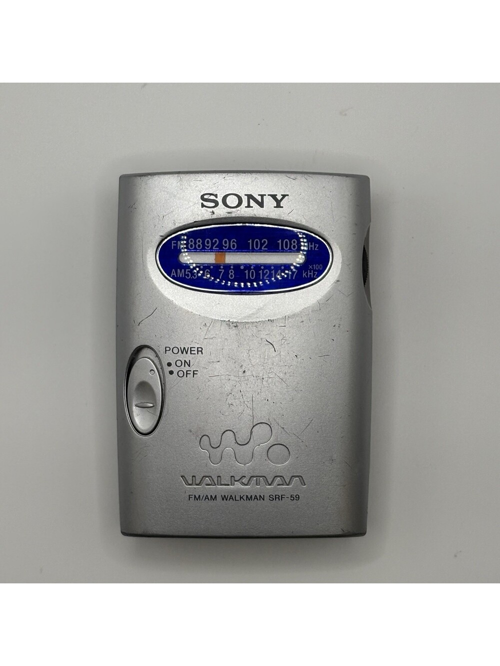Sony Walkman SRF-59 AM FM Portable Belt Clip Tested